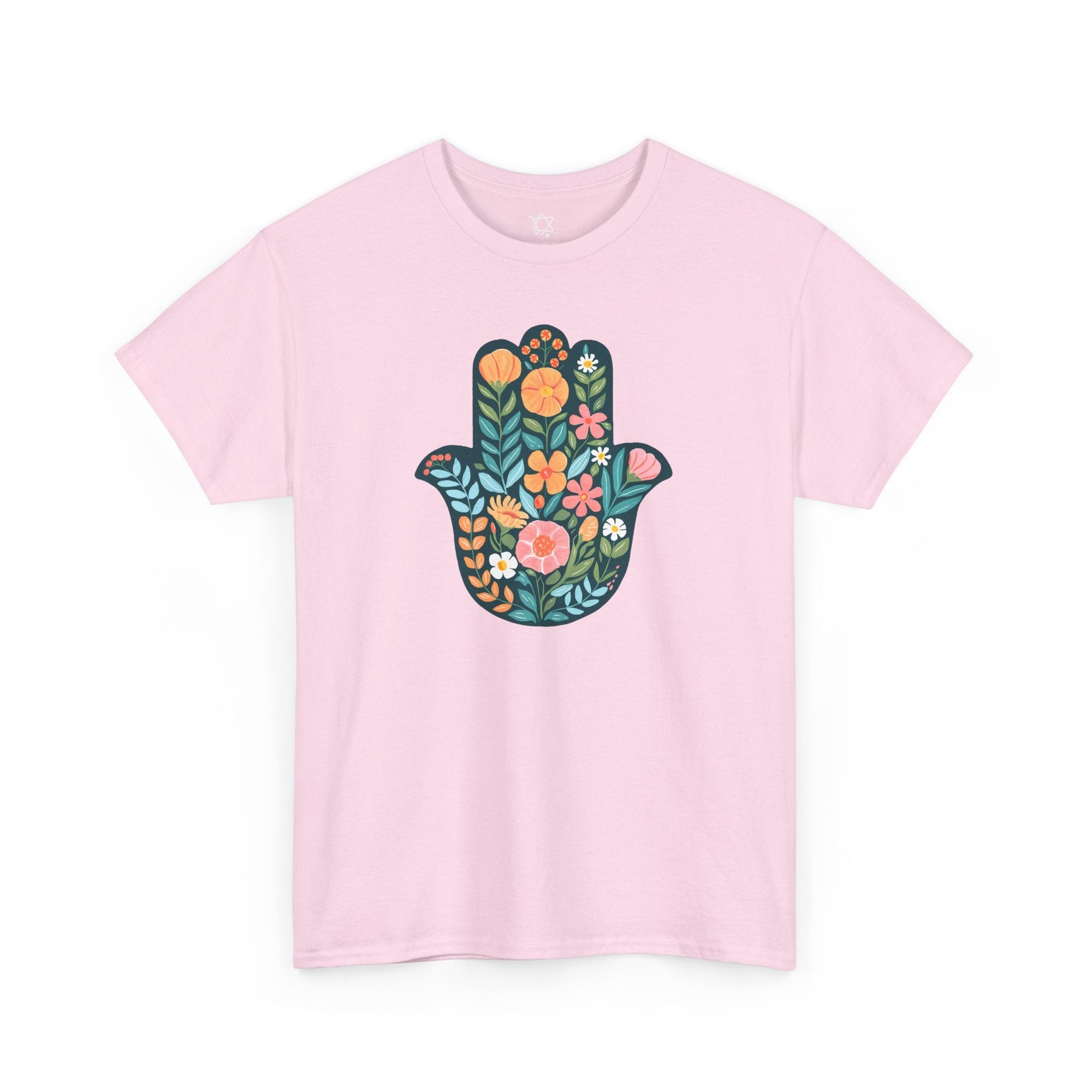 Flower Hamsa T-Shirt - Shop Israel