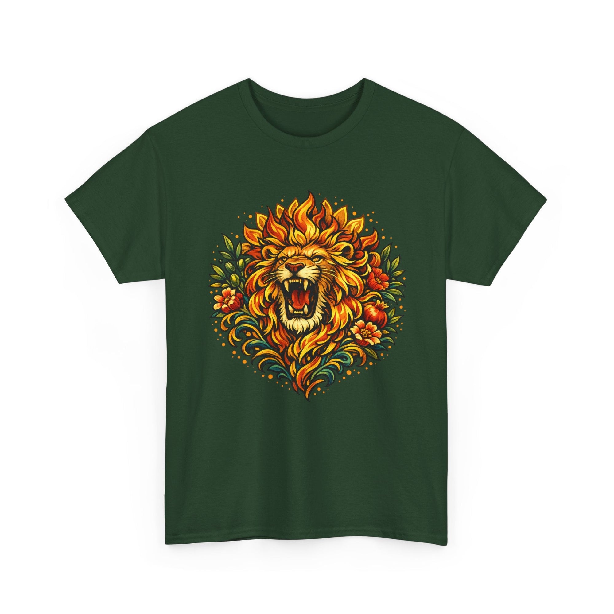 Flower Lion T-Shirt - Shop Israel