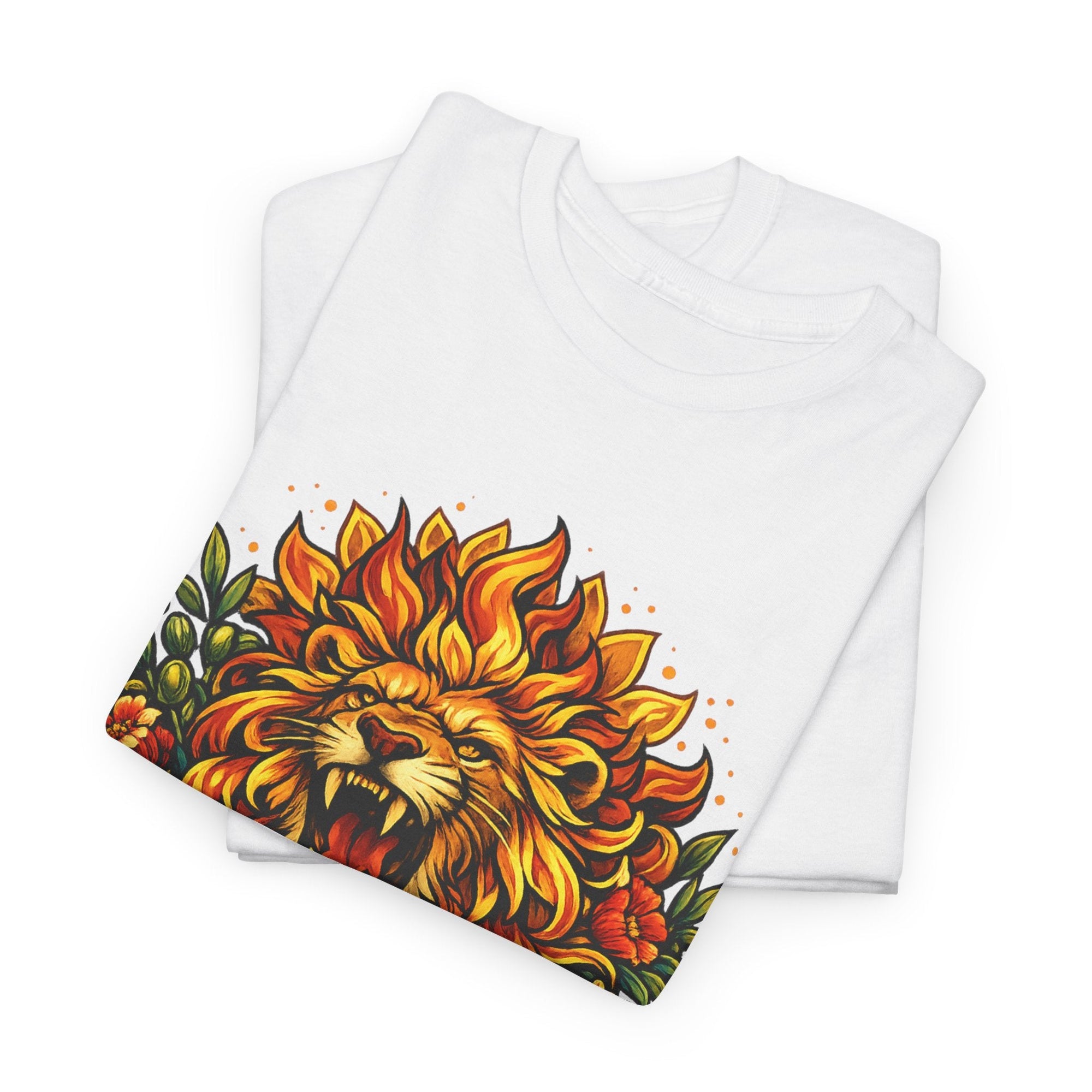 Flower Lion T-Shirt - Shop Israel