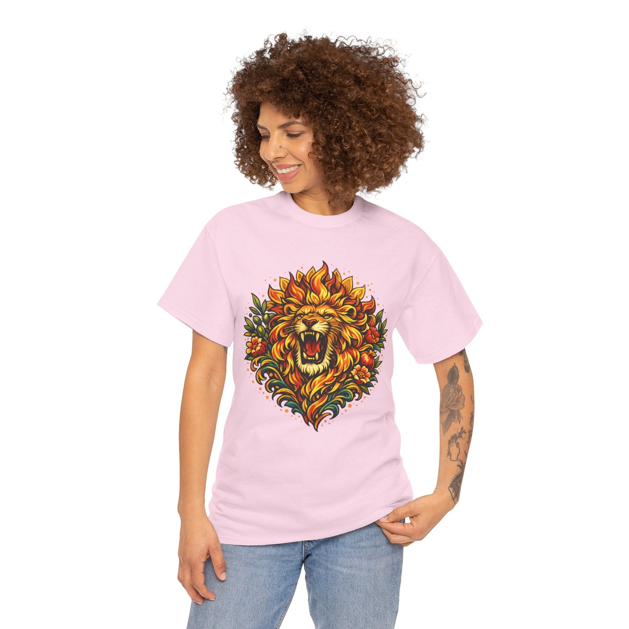 Flower Lion T-Shirt - Shop Israel