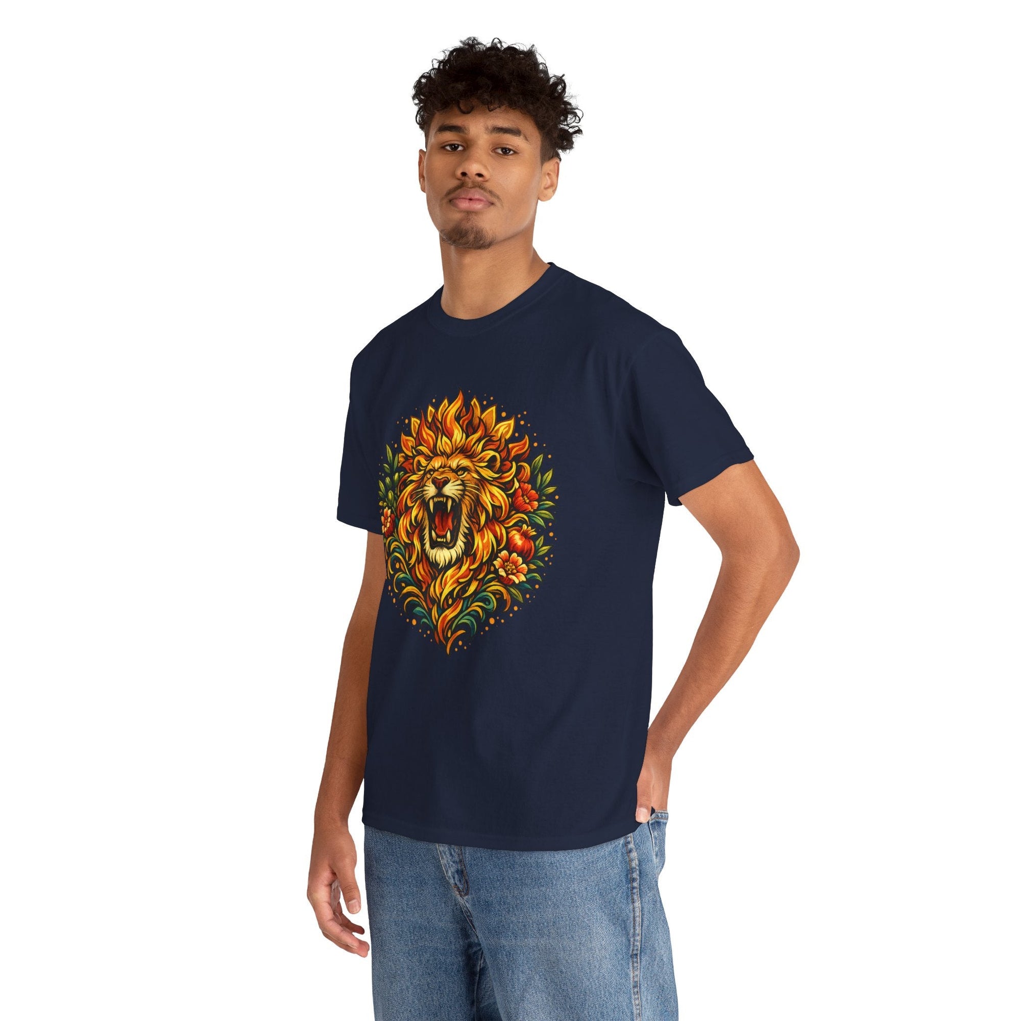 Flower Lion T-Shirt - Shop Israel