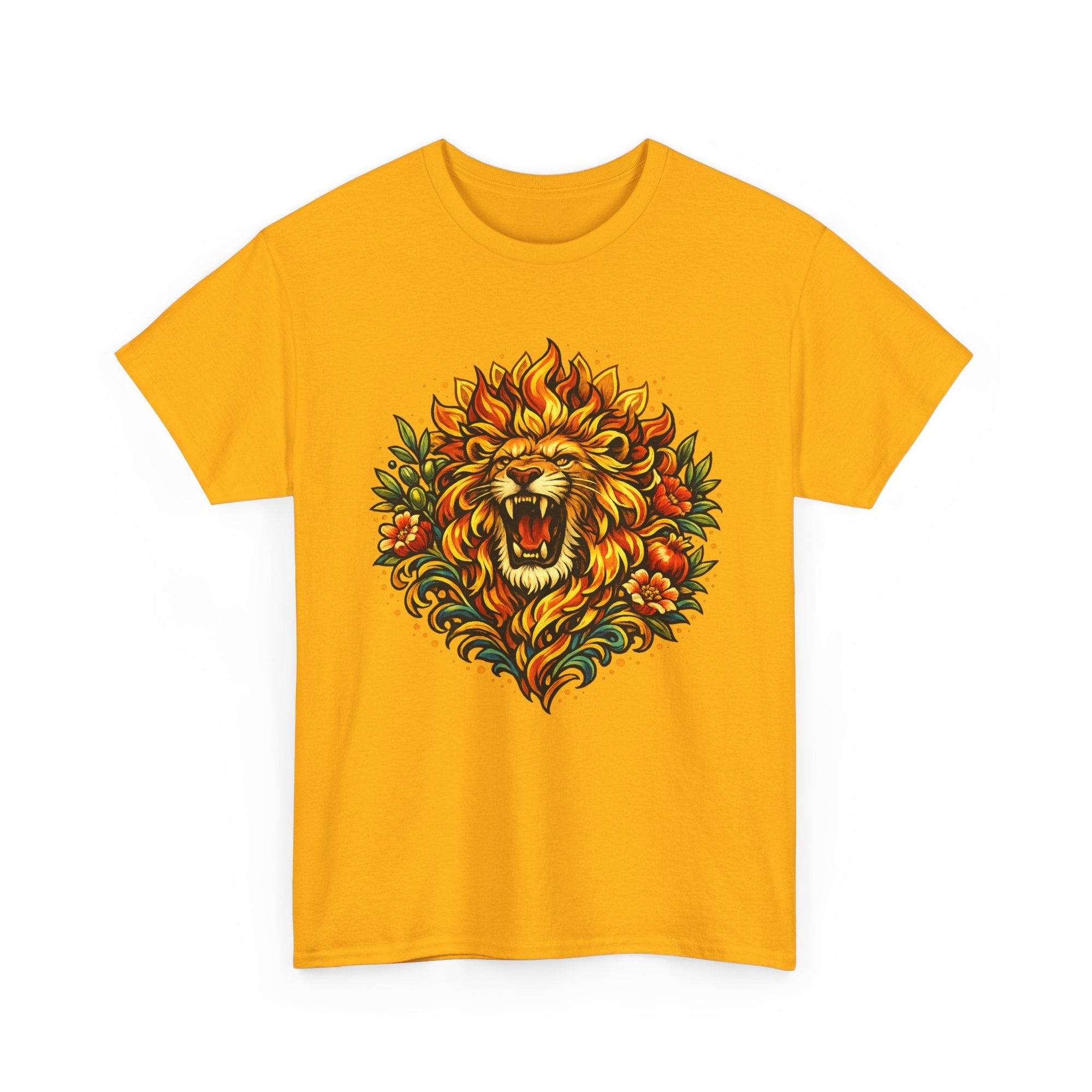 Flower Lion T-Shirt - Shop Israel