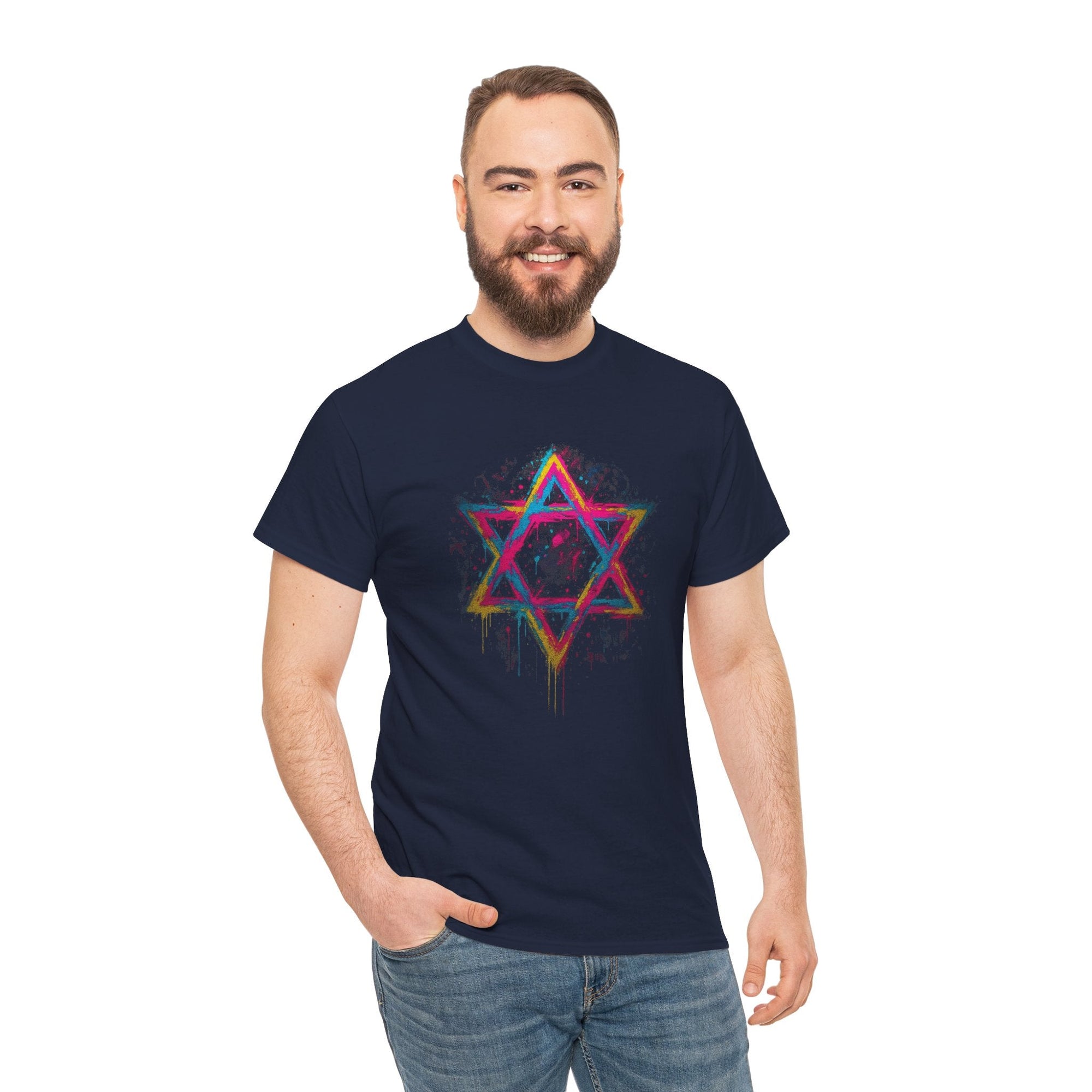 Graffiti Star of David T-Shirt - Shop Israel