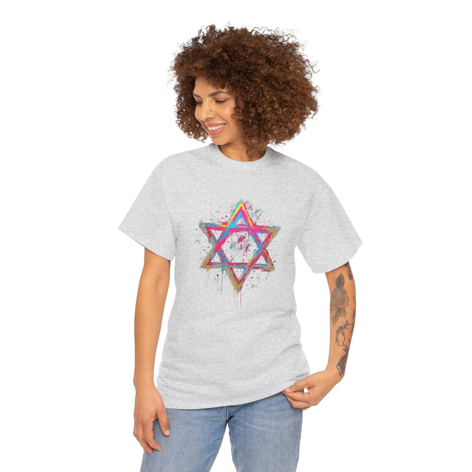 Graffiti Star of David T-Shirt - Shop Israel