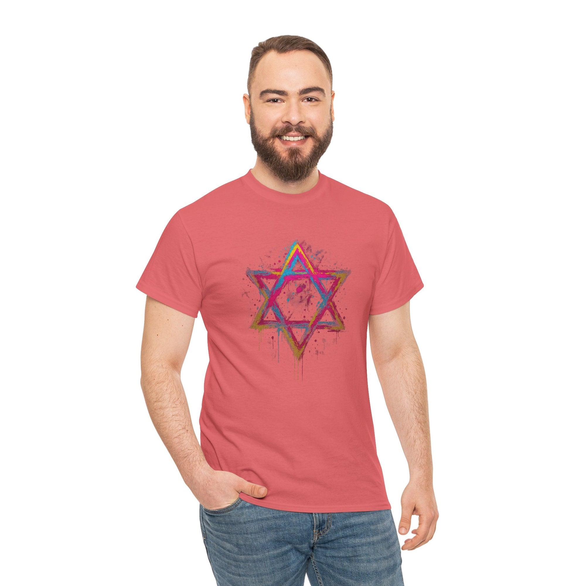 Graffiti Star of David T-Shirt - Shop Israel