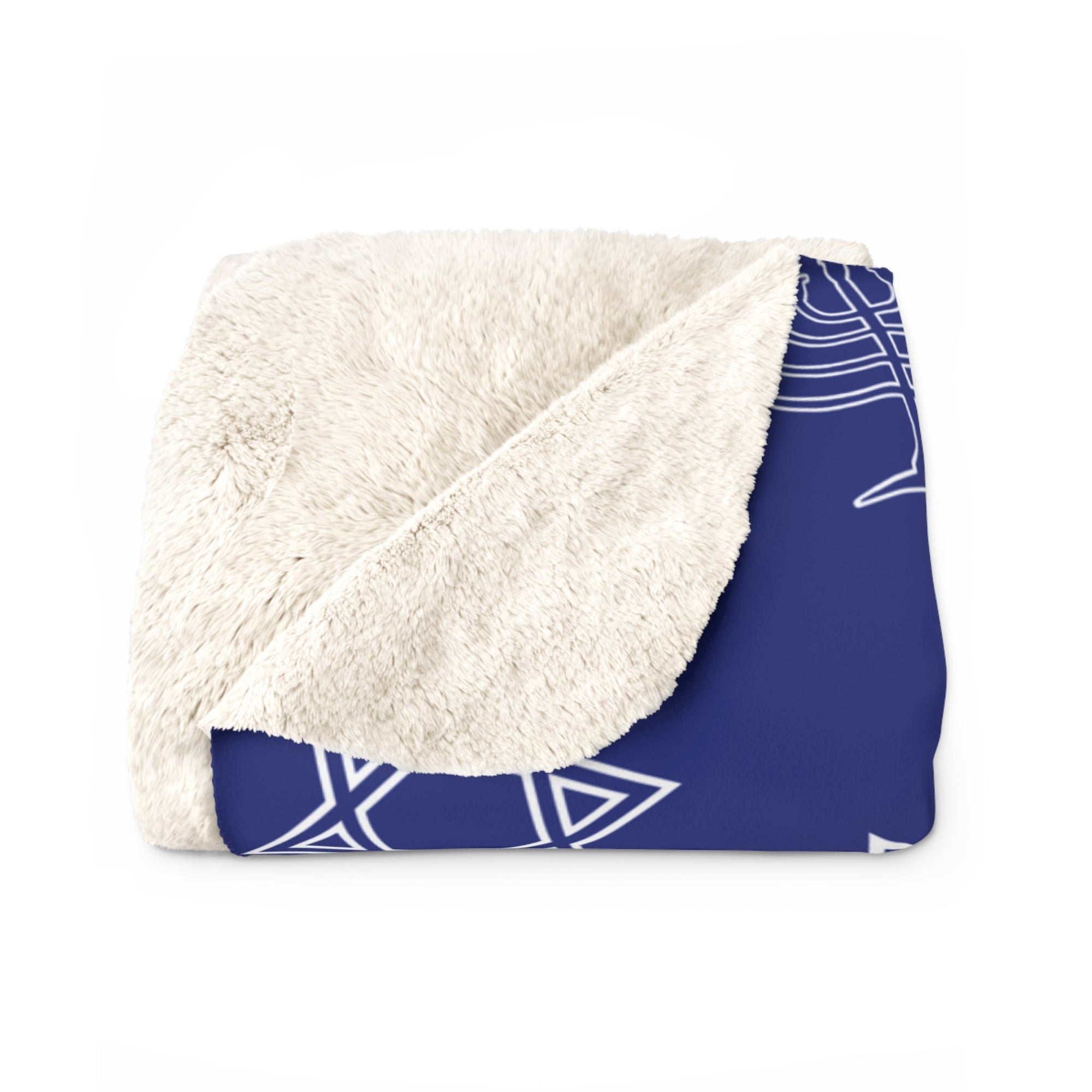 Hanukkah Menorah Sherpa Blanket - Shop Israel