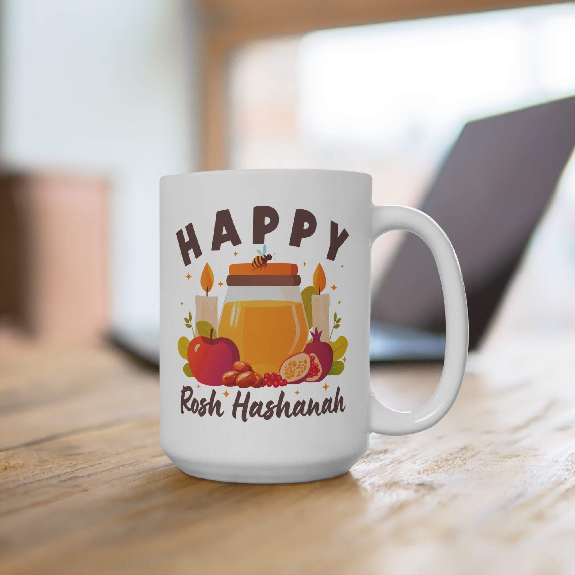 Happy Rosh Hashanah Mug - Shop Israel