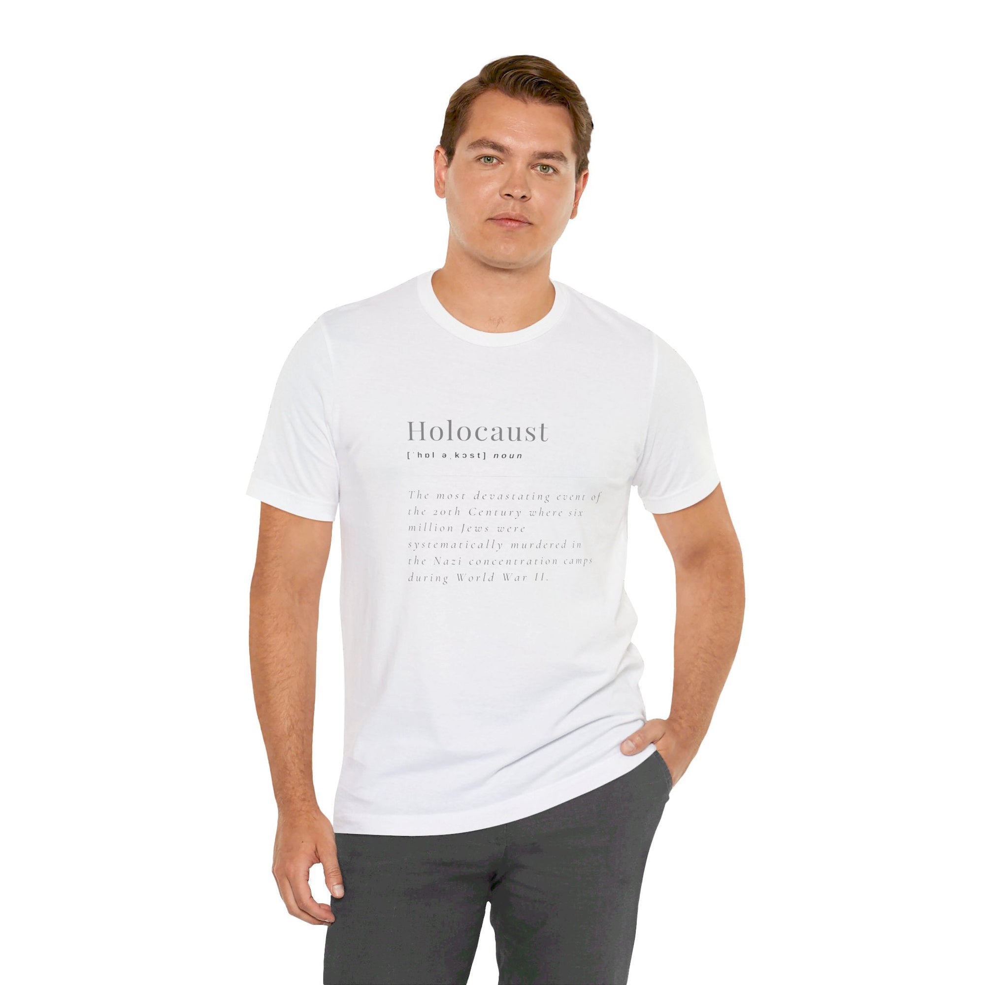 Holocaust Definition T - Shirt - Shop Israel