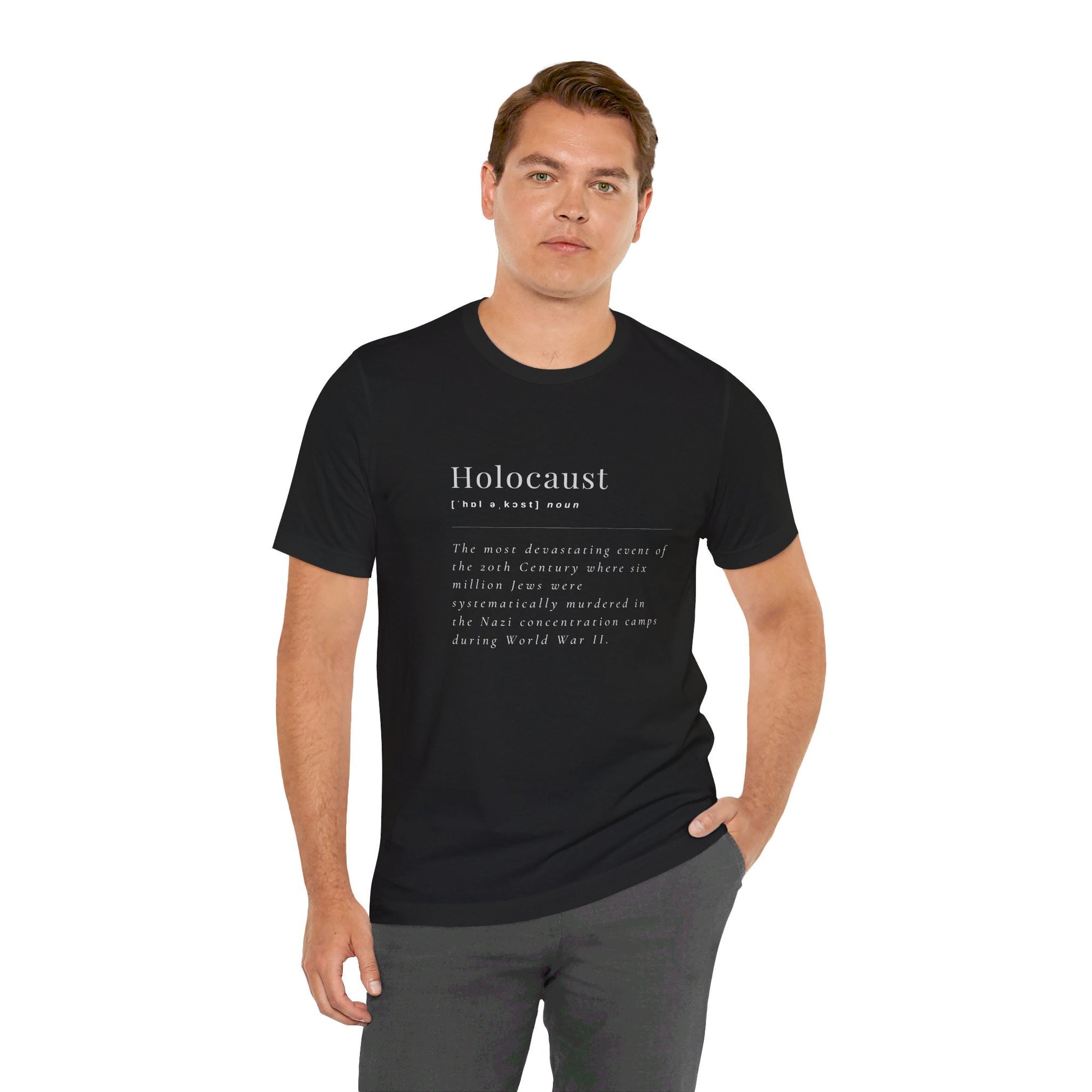 Holocaust Definition T - Shirt - Shop Israel