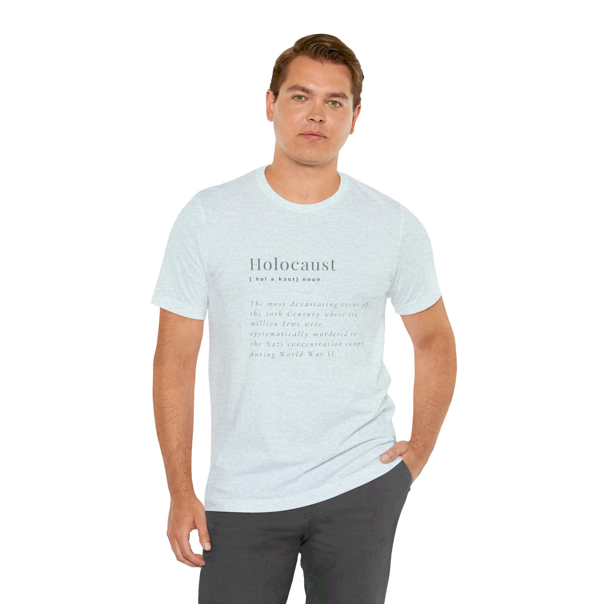 Holocaust Definition T - Shirt - Shop Israel