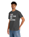 "I Have More Than Four Questions" T - Shirt - Shop Israel