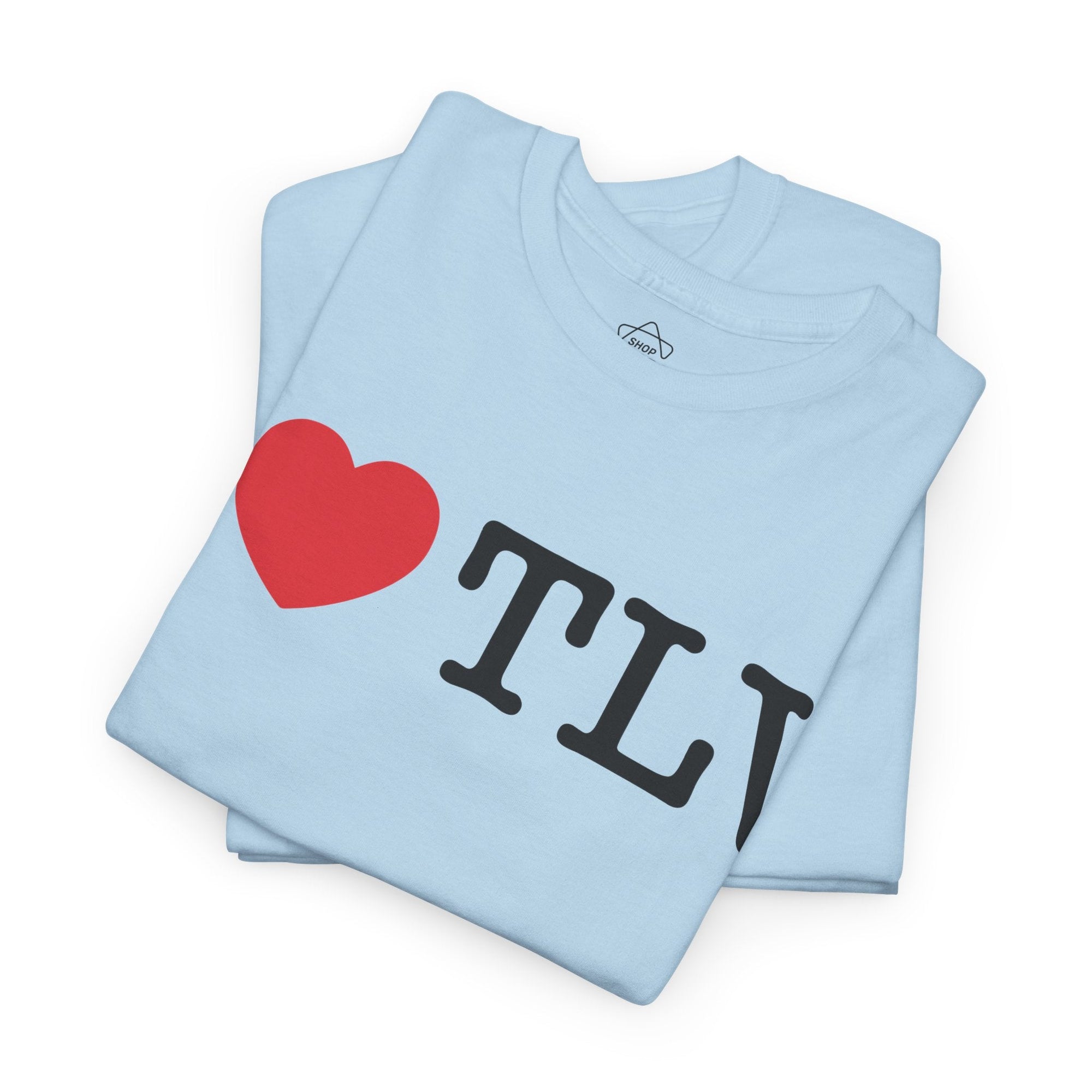 I Love TLV Cotton Tee - Shop Israel