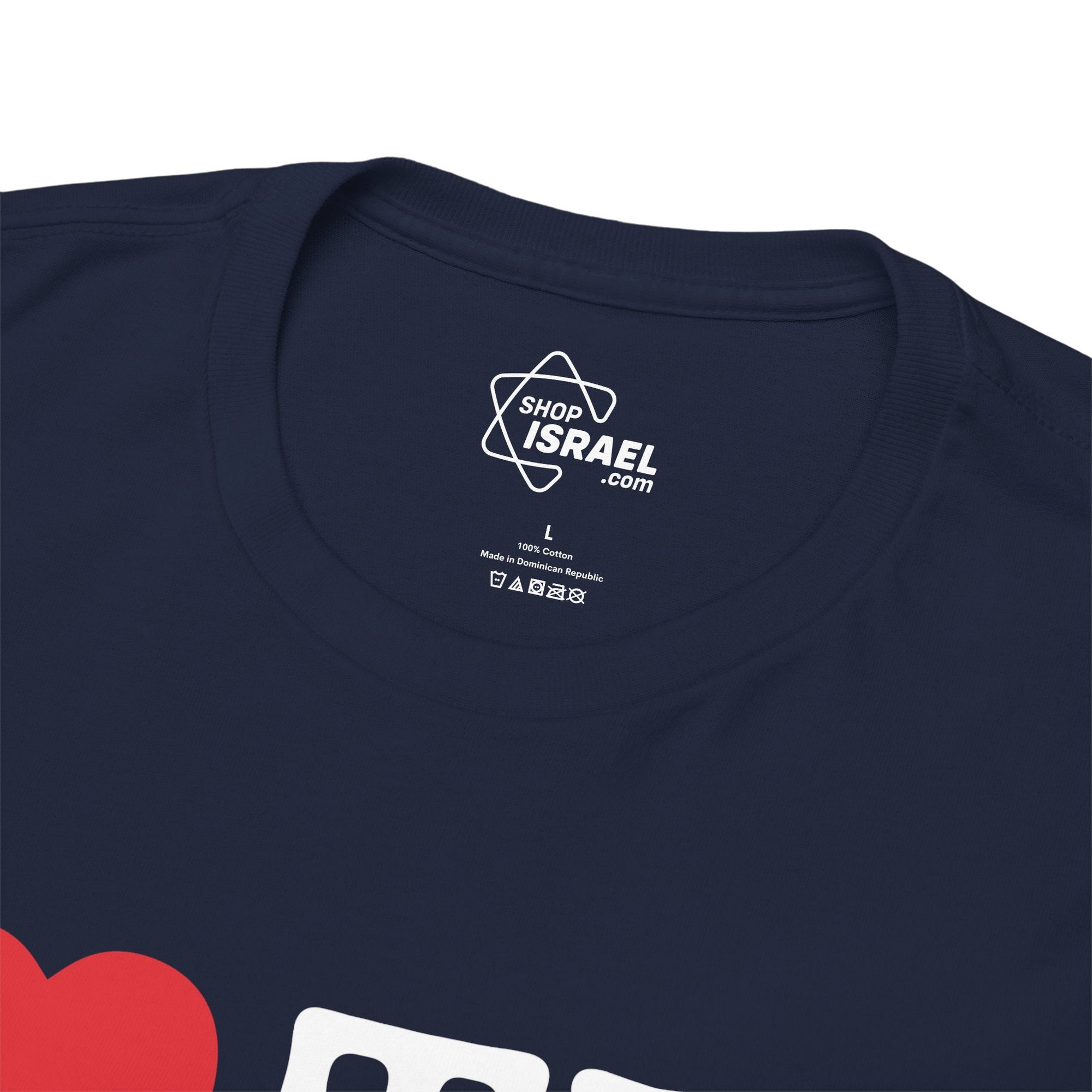 I Love TLV Cotton Tee - Shop Israel