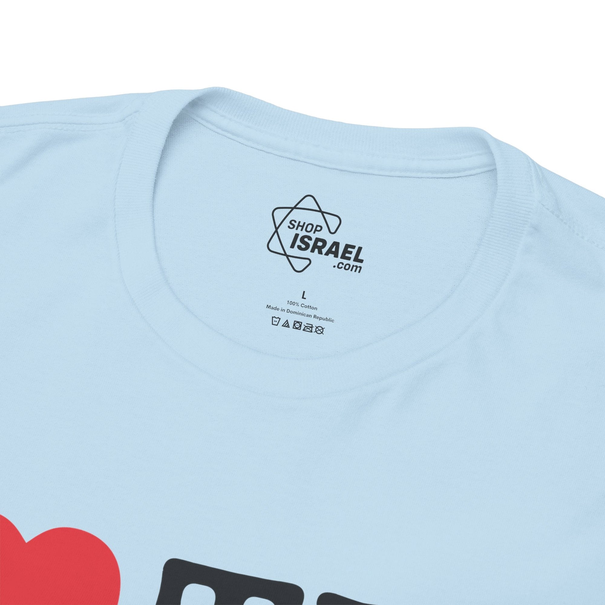 I Love TLV Cotton Tee - Shop Israel