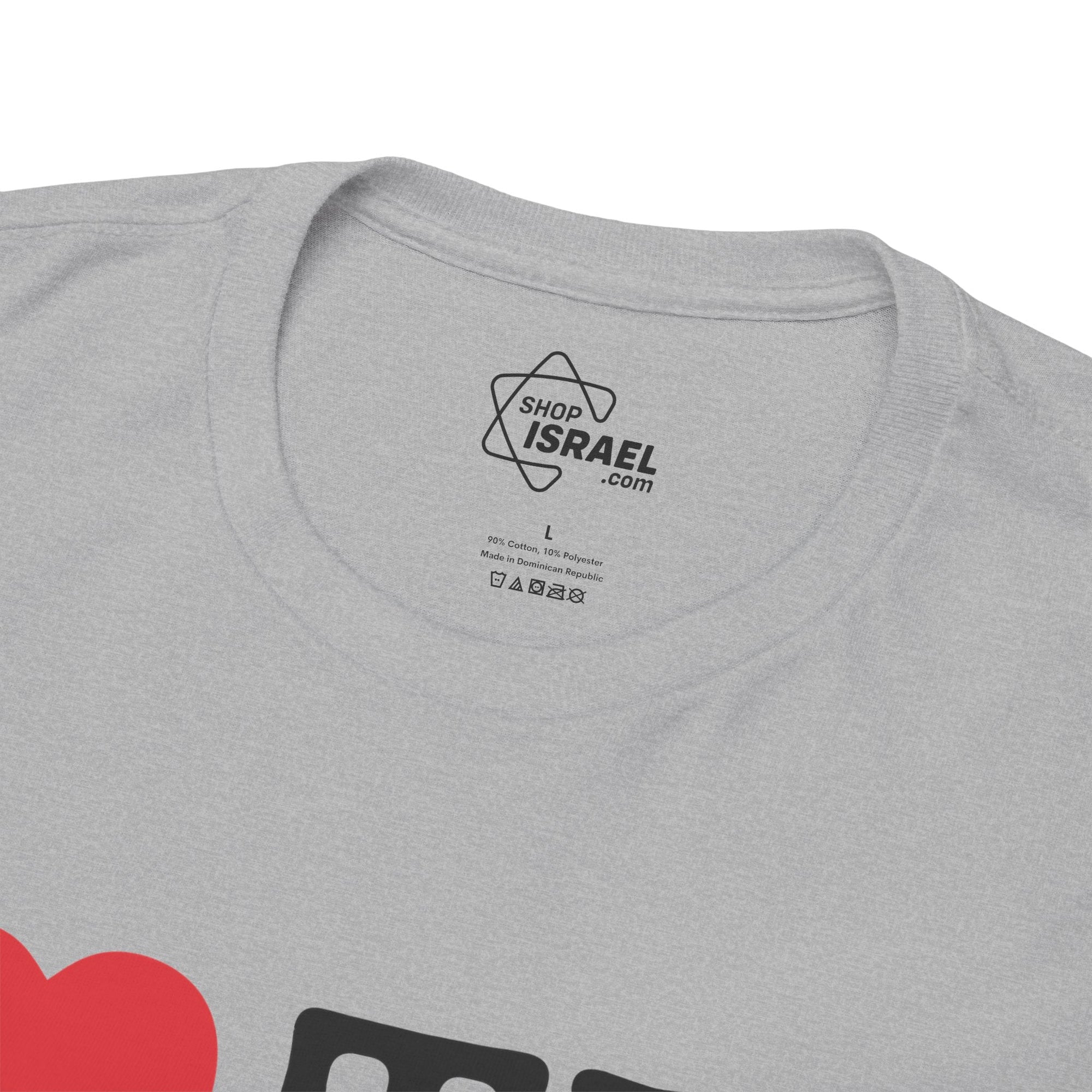 I Love TLV Cotton Tee - Shop Israel