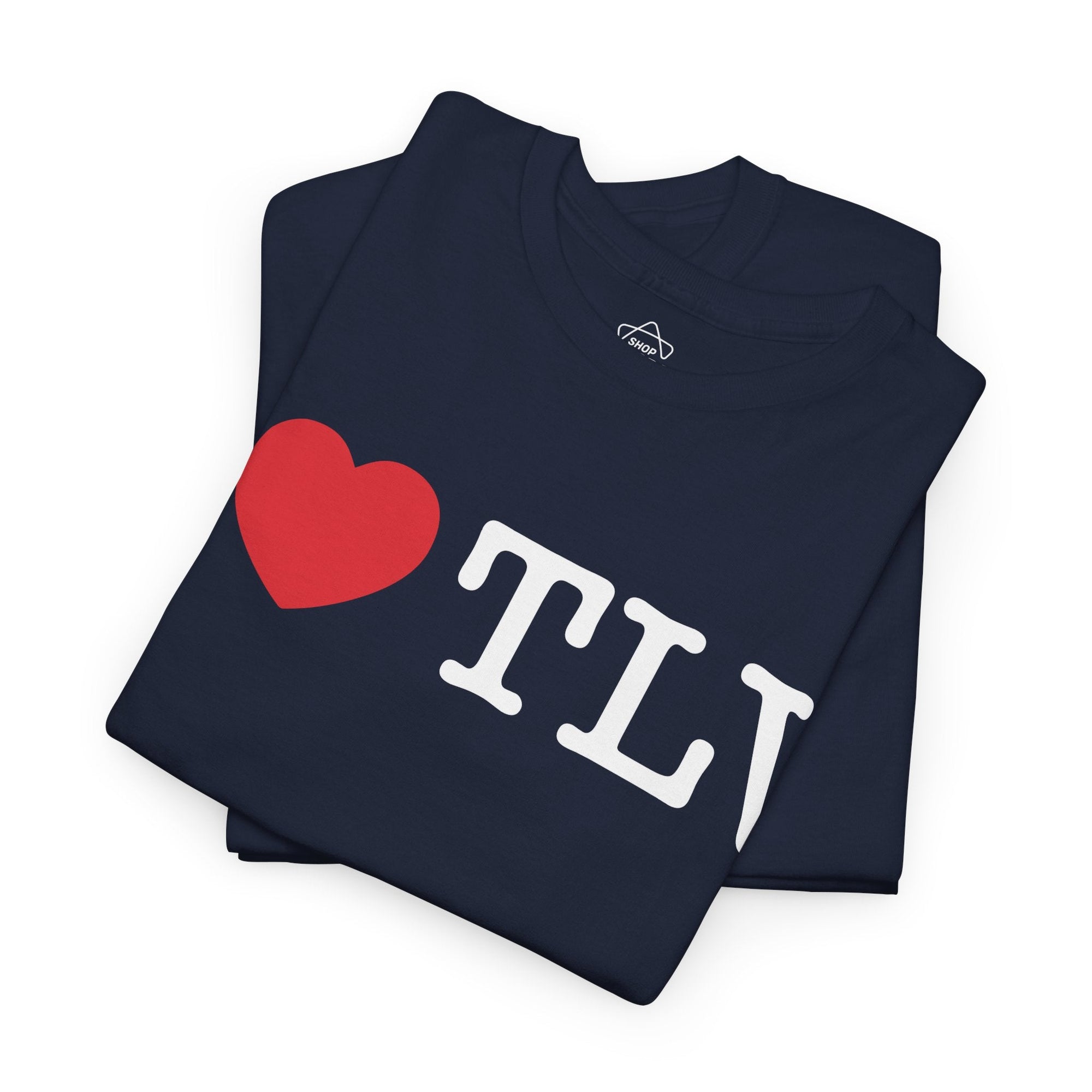 I Love TLV Cotton Tee - Shop Israel