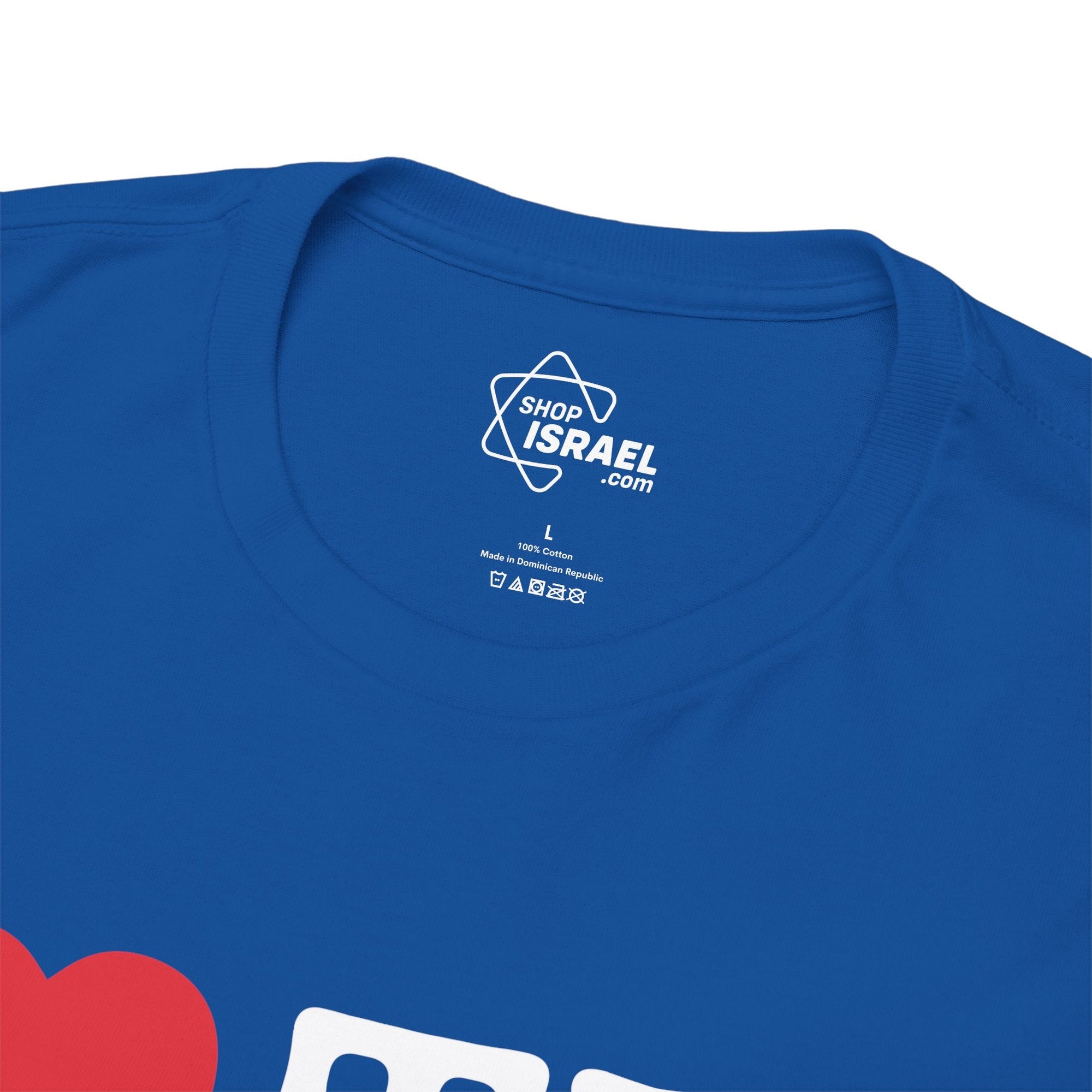 I Love TLV Cotton Tee - Shop Israel