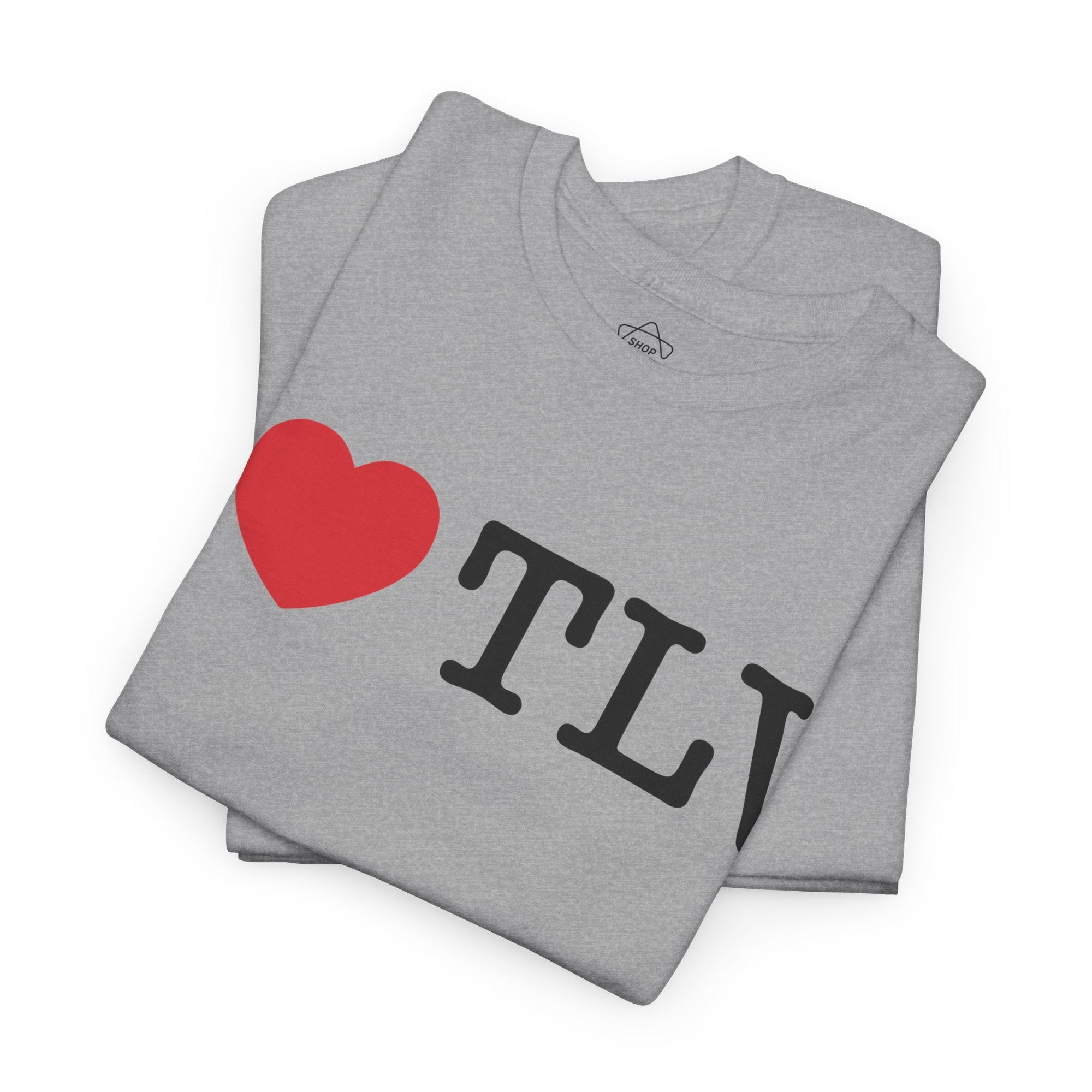 I Love TLV Cotton Tee - Shop Israel