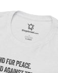 I Stand For Peace T-Shirt - Shop Israel