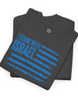 I Stand With Israel USA Flag T-Shirt - Shop Israel