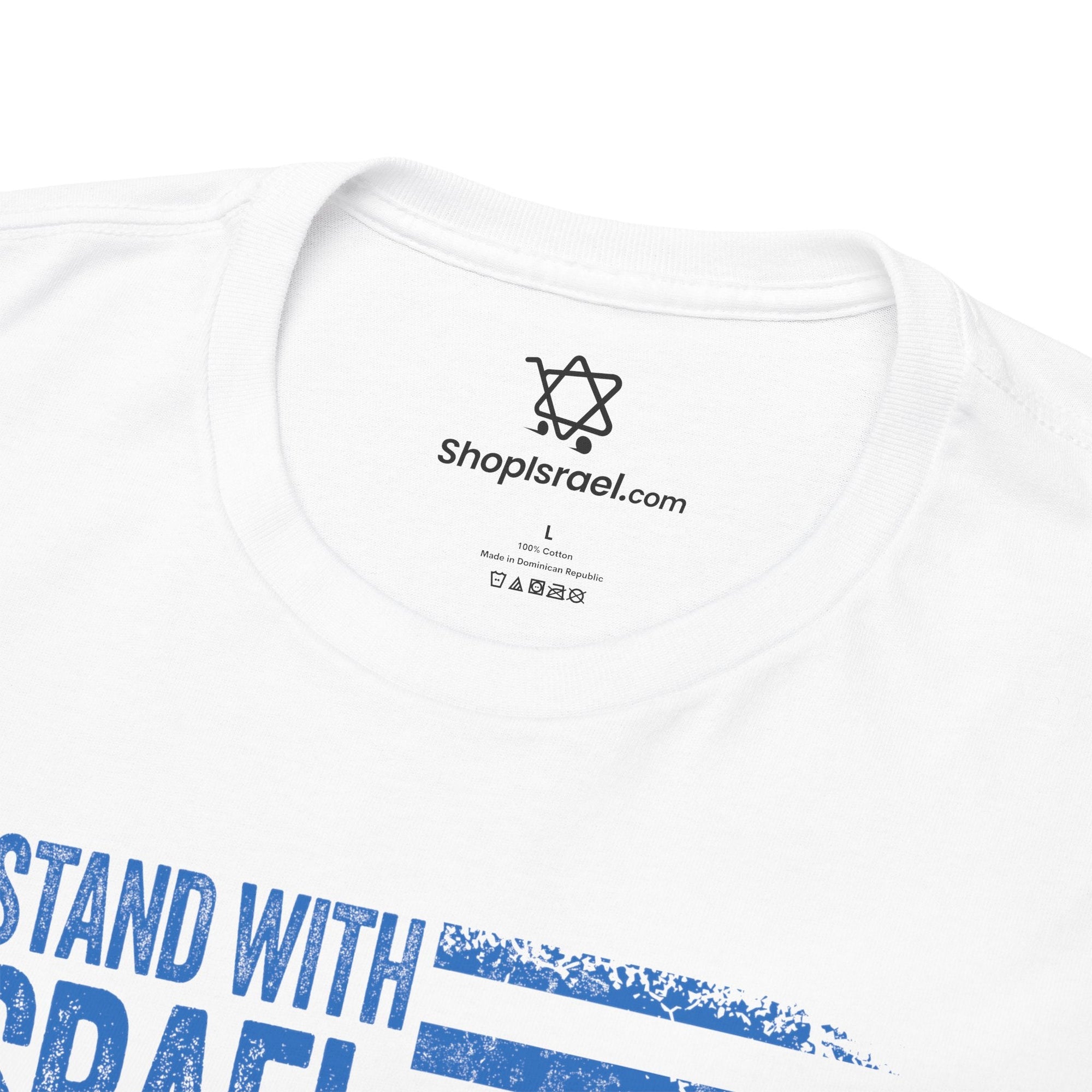 I Stand With Israel USA Flag T-Shirt - Shop Israel