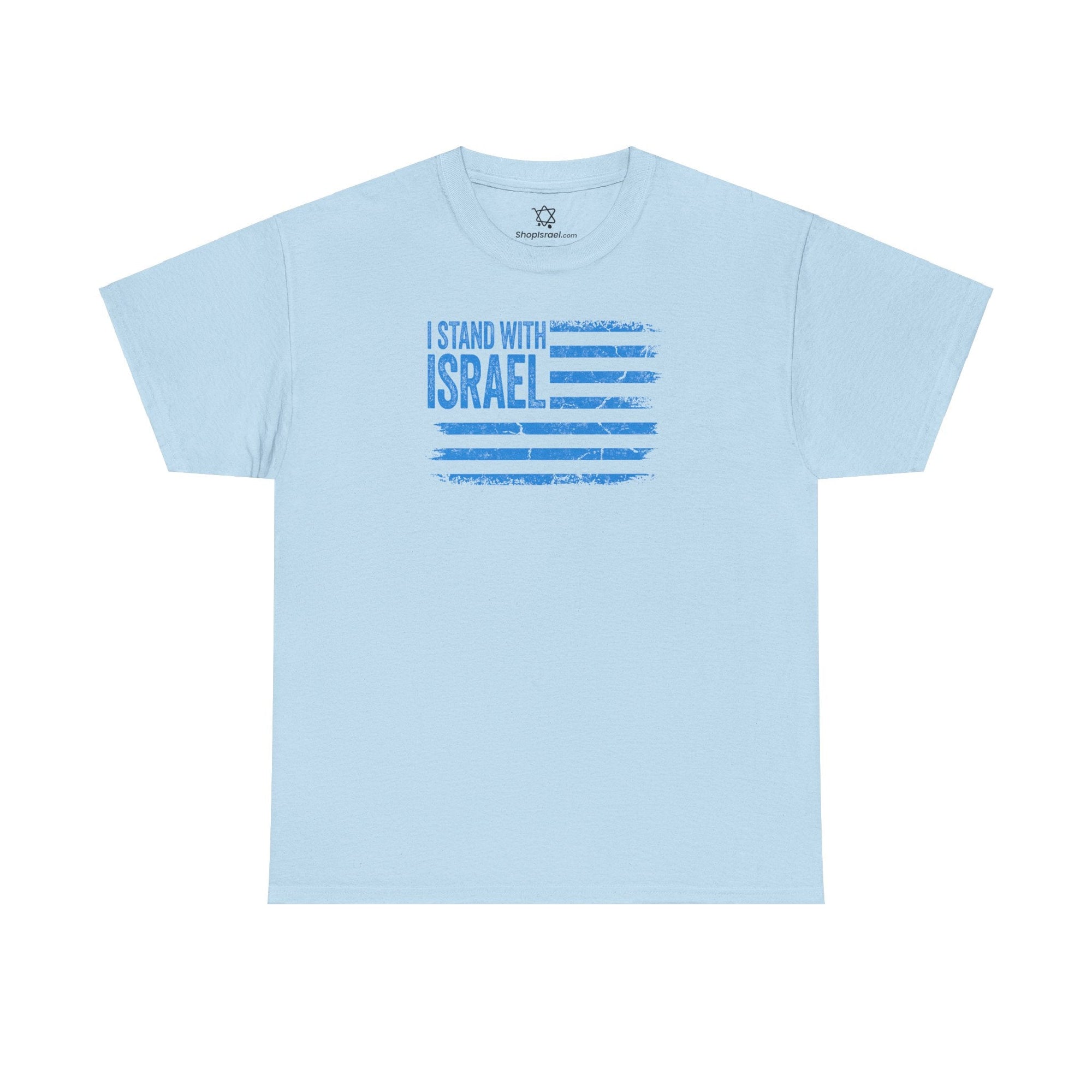 I Stand With Israel USA Flag T-Shirt - Shop Israel