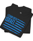 I Stand With Israel USA Flag T-Shirt - Shop Israel