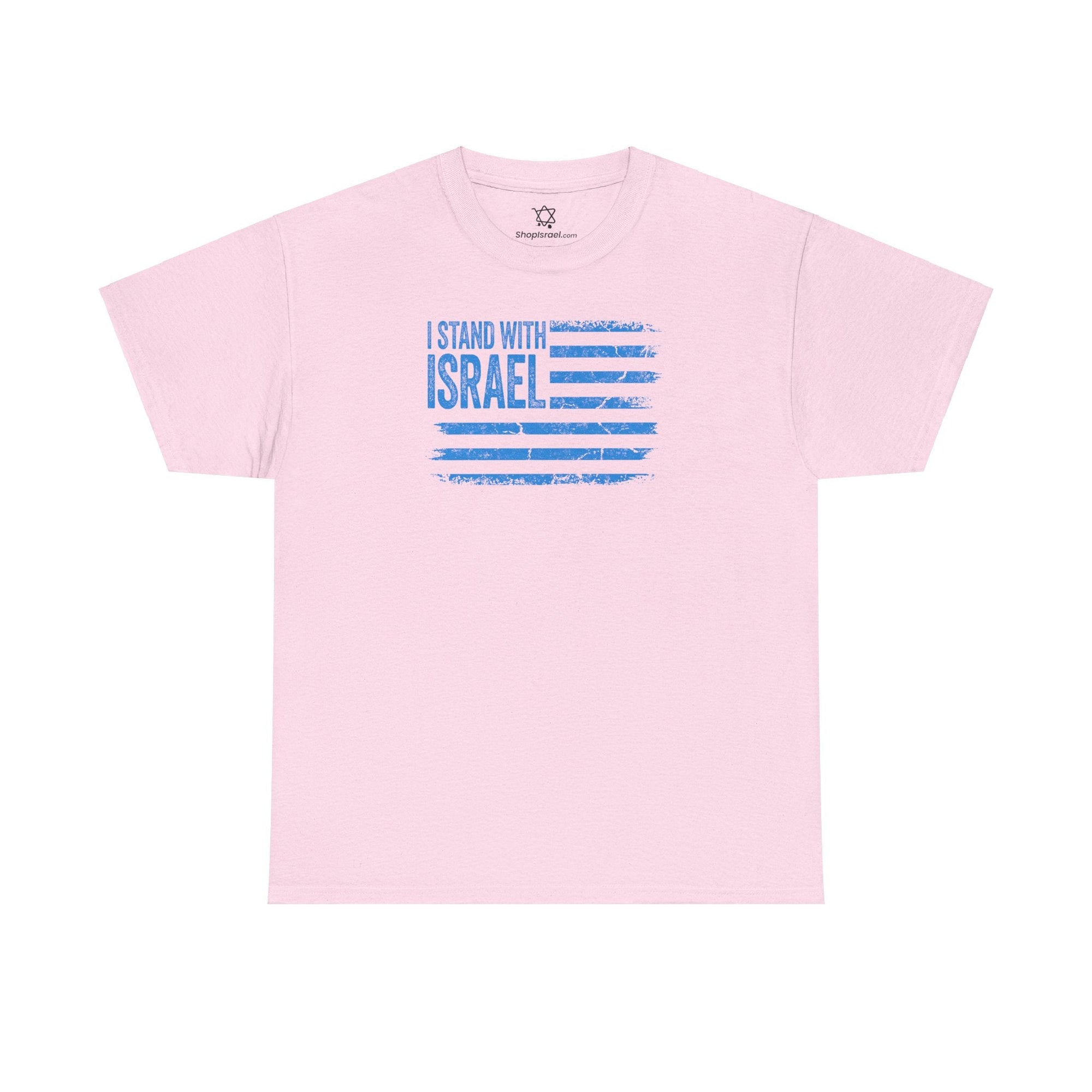 I Stand With Israel USA Flag T-Shirt - Shop Israel