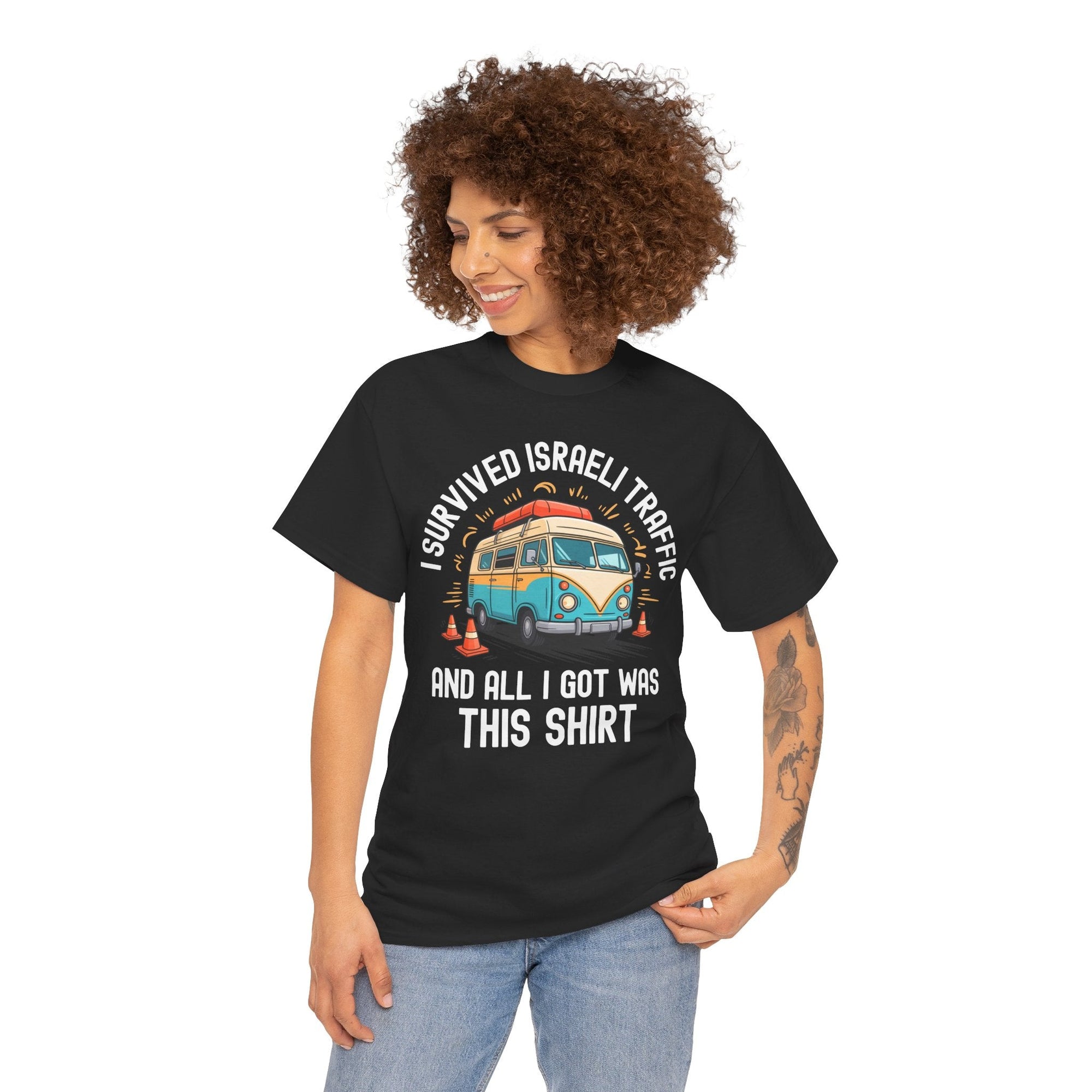 I Survived Israeli Traffic T-Shirt - Shop Israel
