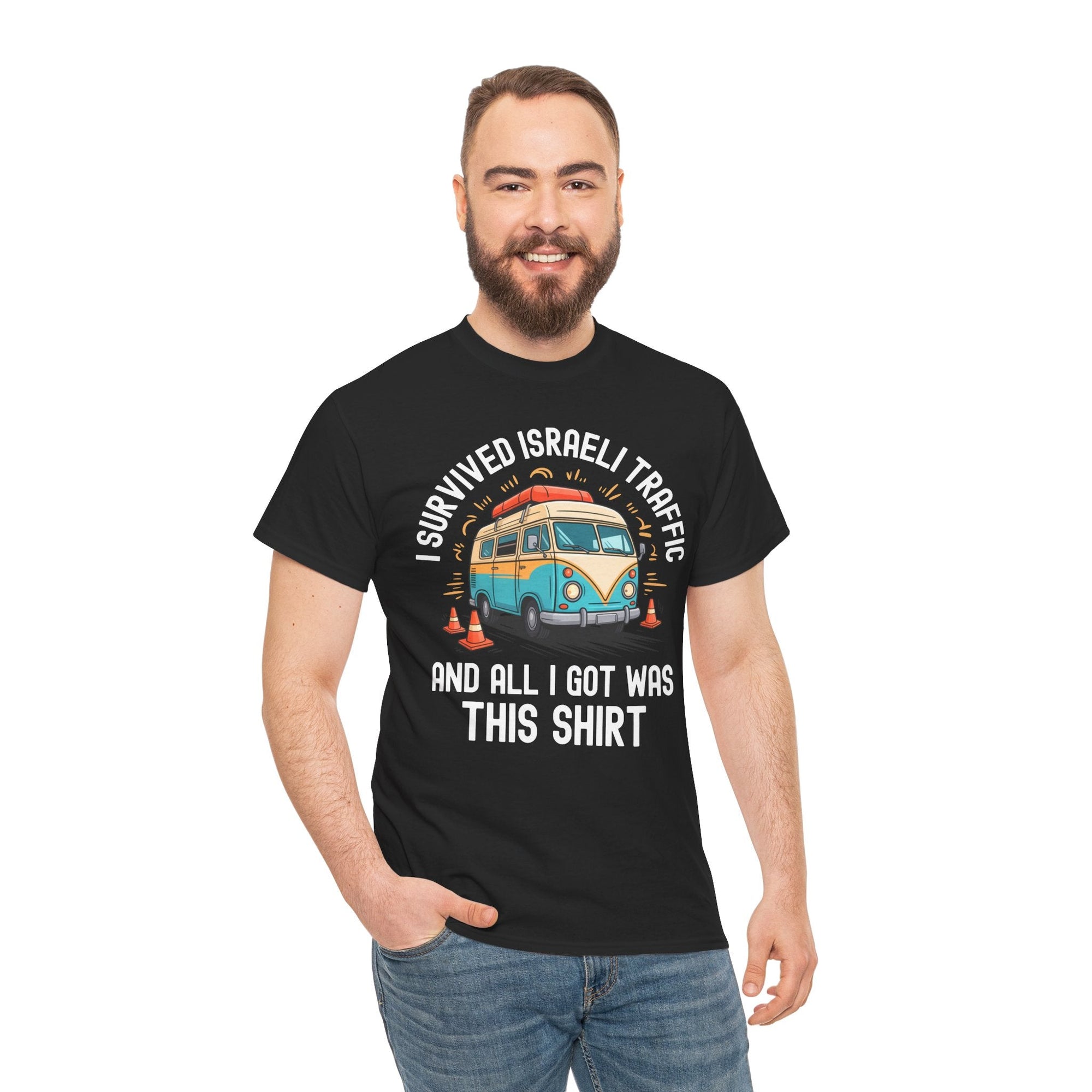 I Survived Israeli Traffic T-Shirt - Shop Israel