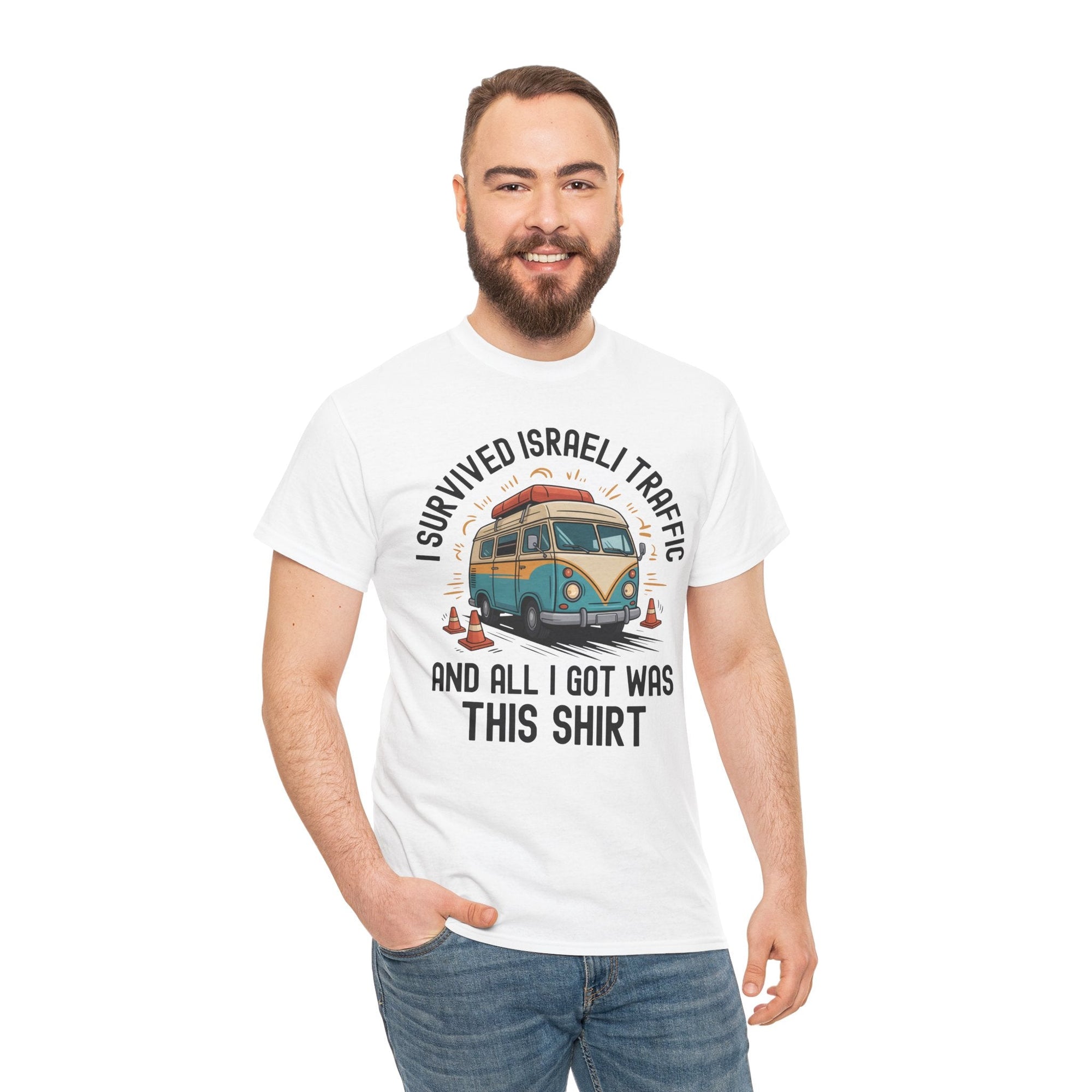 I Survived Israeli Traffic T-Shirt - Shop Israel