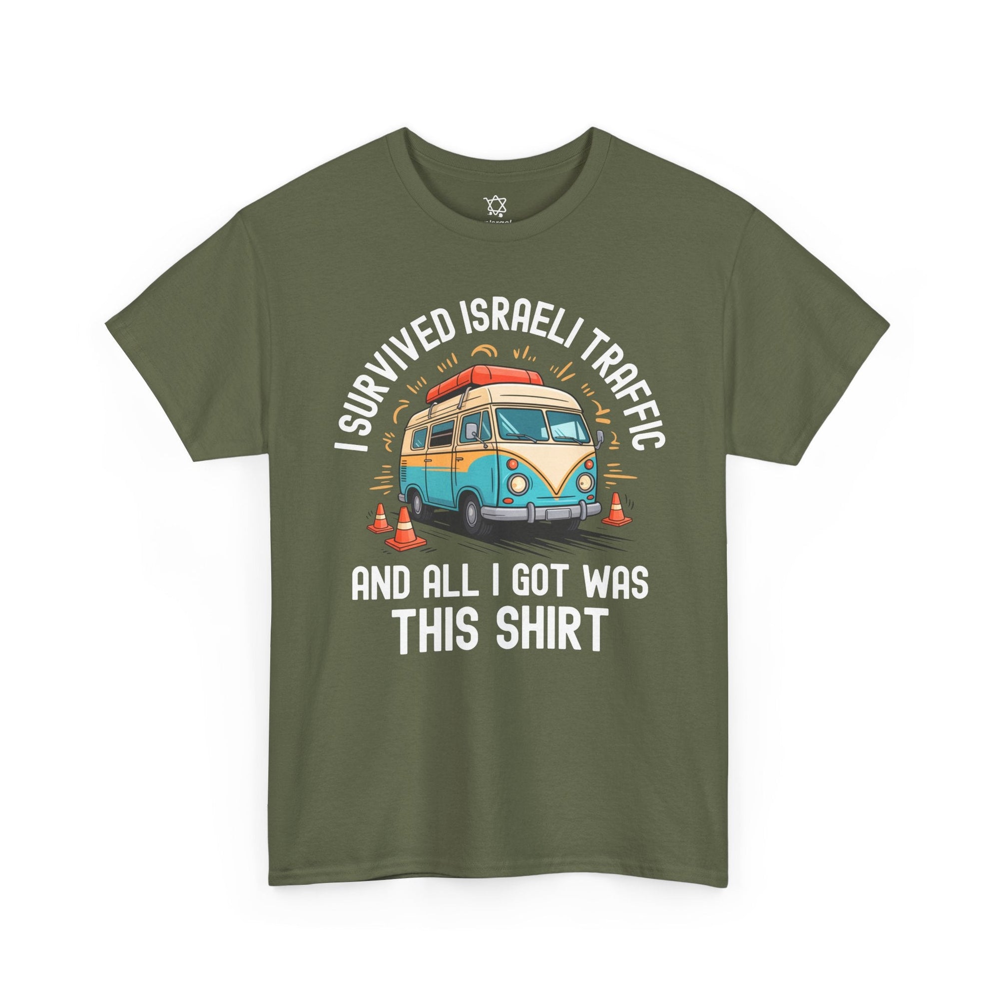 I Survived Israeli Traffic T-Shirt - Shop Israel