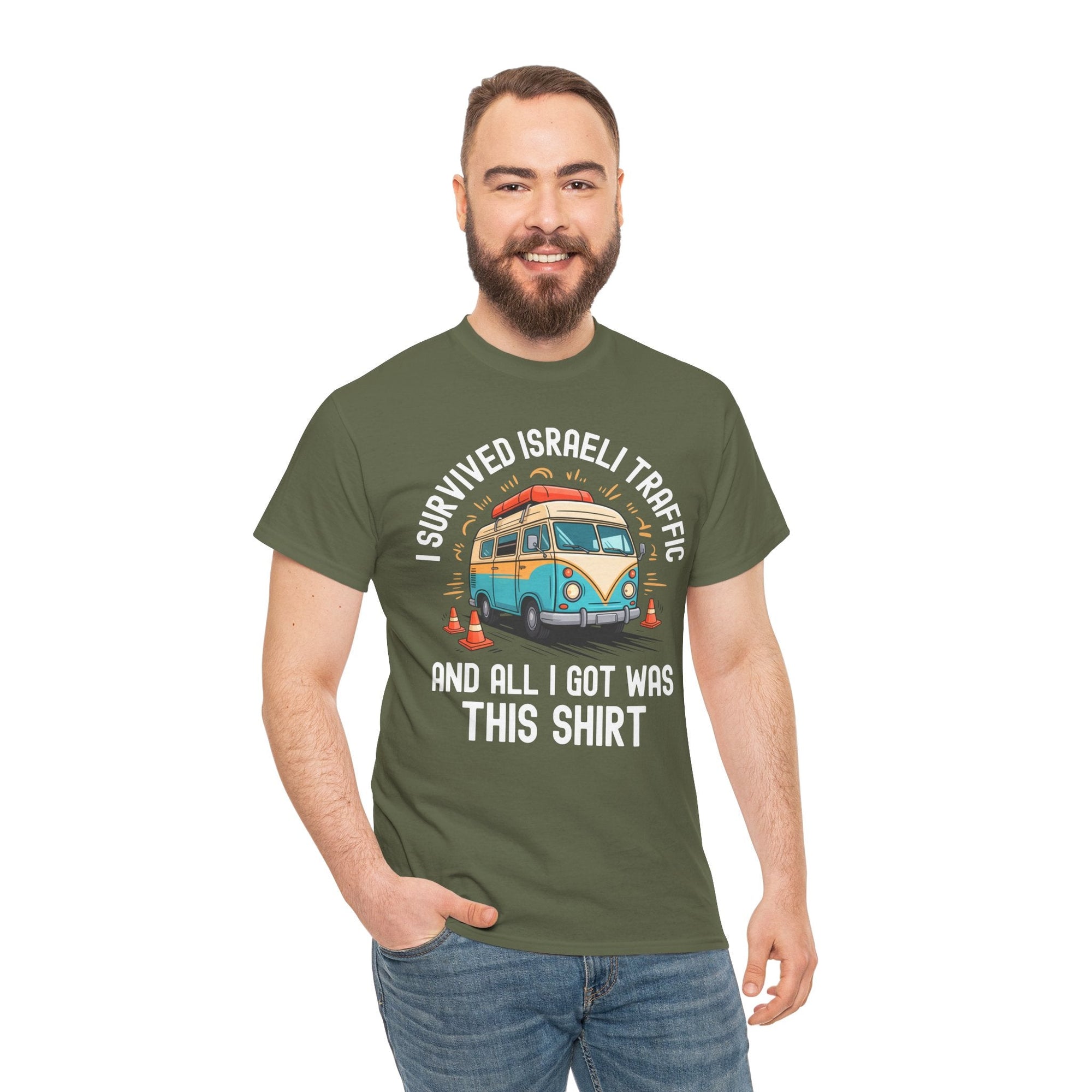 I Survived Israeli Traffic T-Shirt - Shop Israel