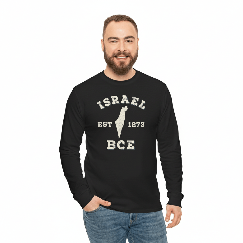 Israel 1273 BCE Long Sleeve T-Shirt - Shop Israel