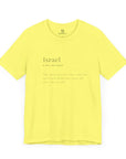 Israel Definition T - Shirt - Shop Israel