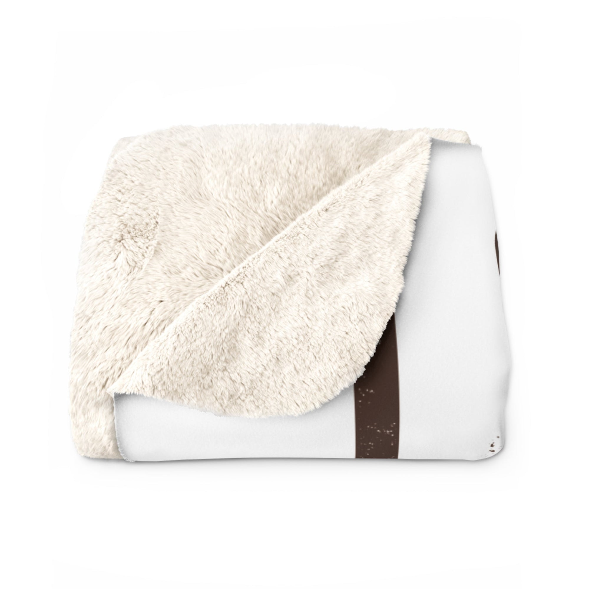 Israel I Stand With You Lion Sherpa Blanket (White) - Shop Israel