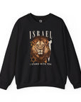 Israel I Stand With You Lion Sweatshirt - Shop Israel