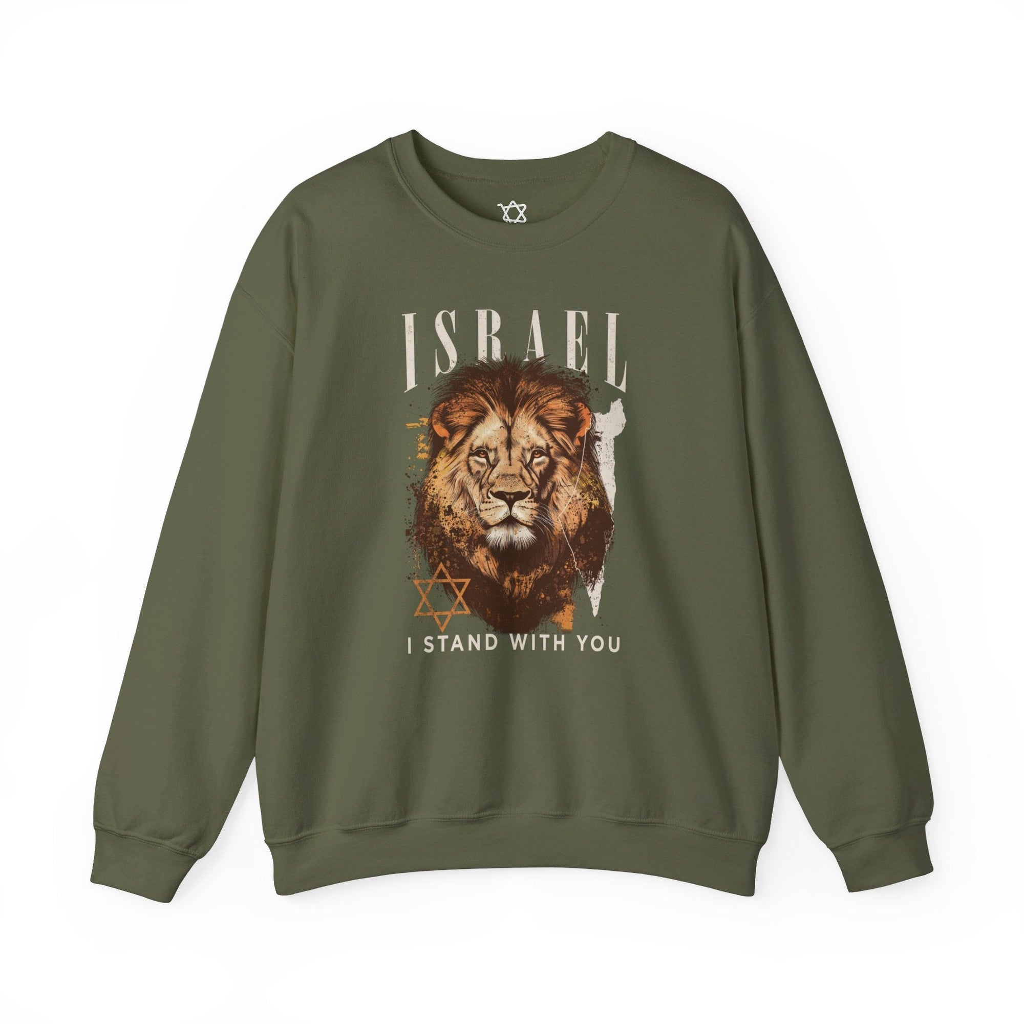 Israel I Stand With You Lion Sweatshirt - Shop Israel