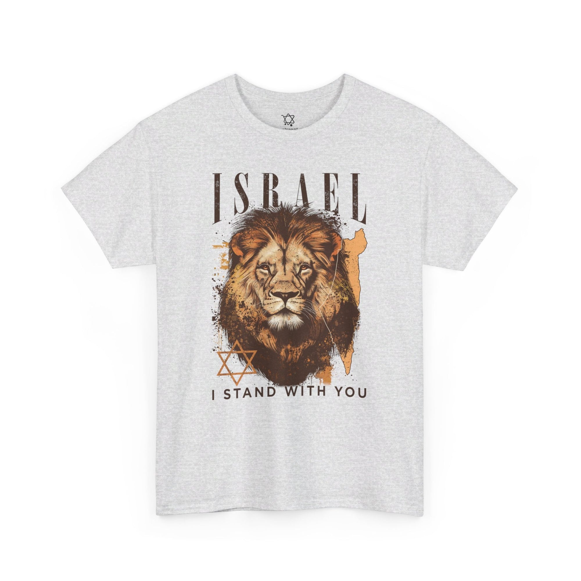 Israel I Stand With You Lion T - Shirt - Shop Israel