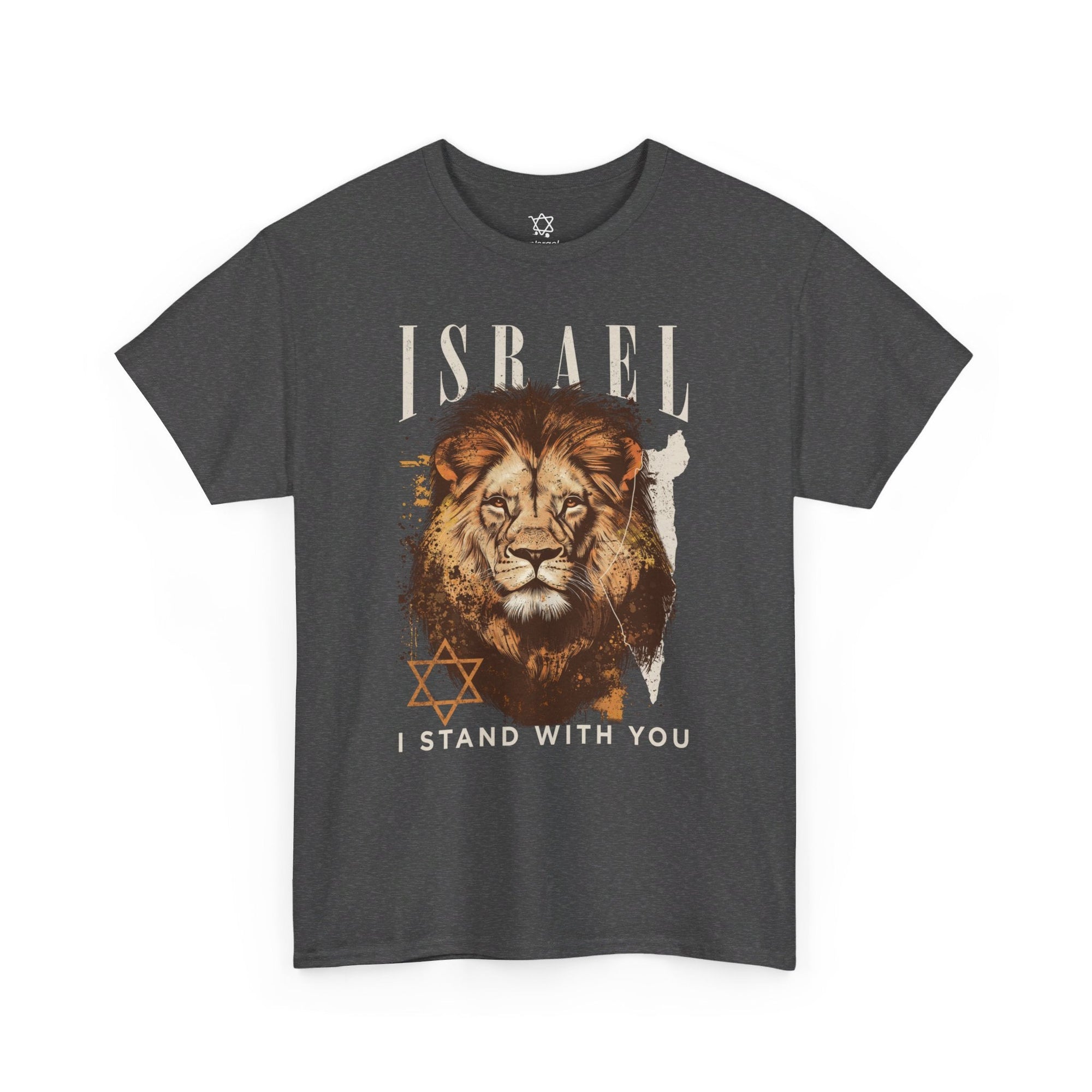 Israel I Stand With You Lion T - Shirt - Shop Israel