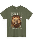 Israel I Stand With You Lion T - Shirt - Shop Israel