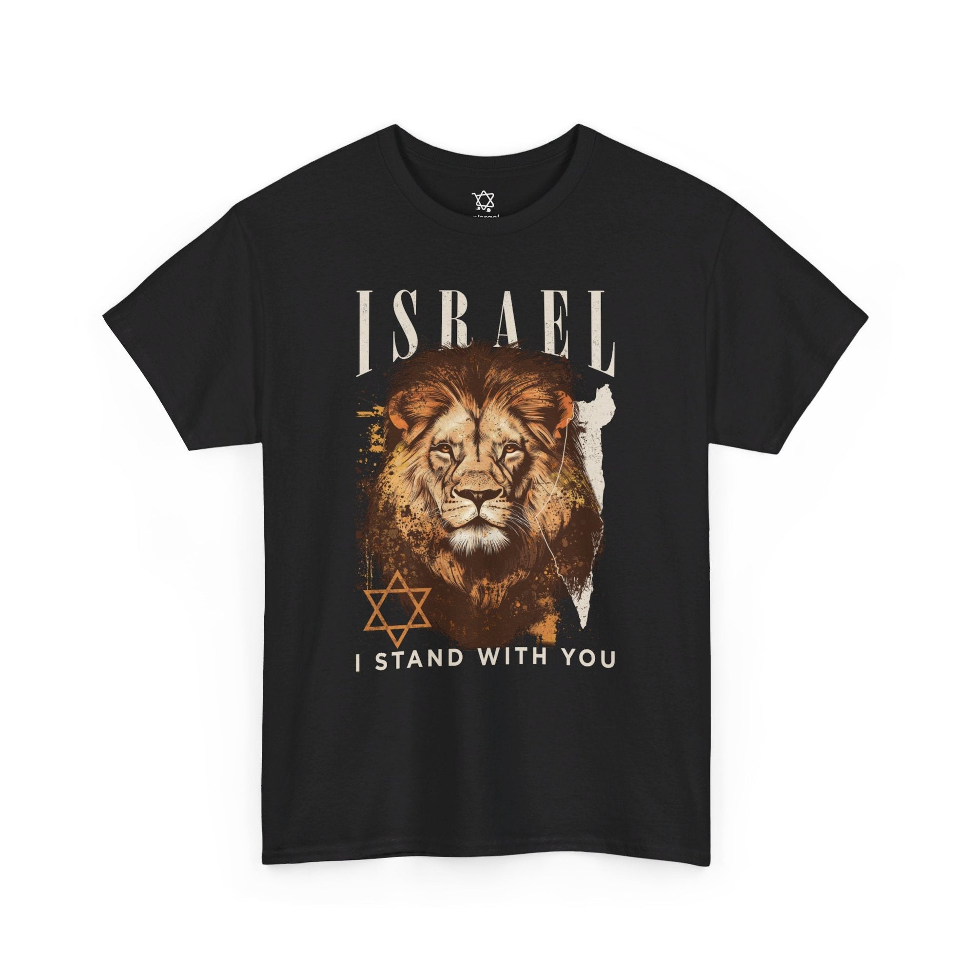 Israel I Stand With You Lion T - Shirt - Shop Israel