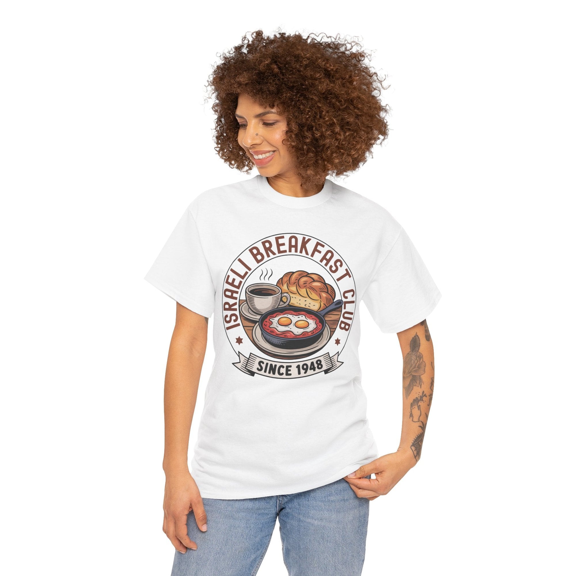 Israeli Breakfast Club T-Shirt - Shop Israel