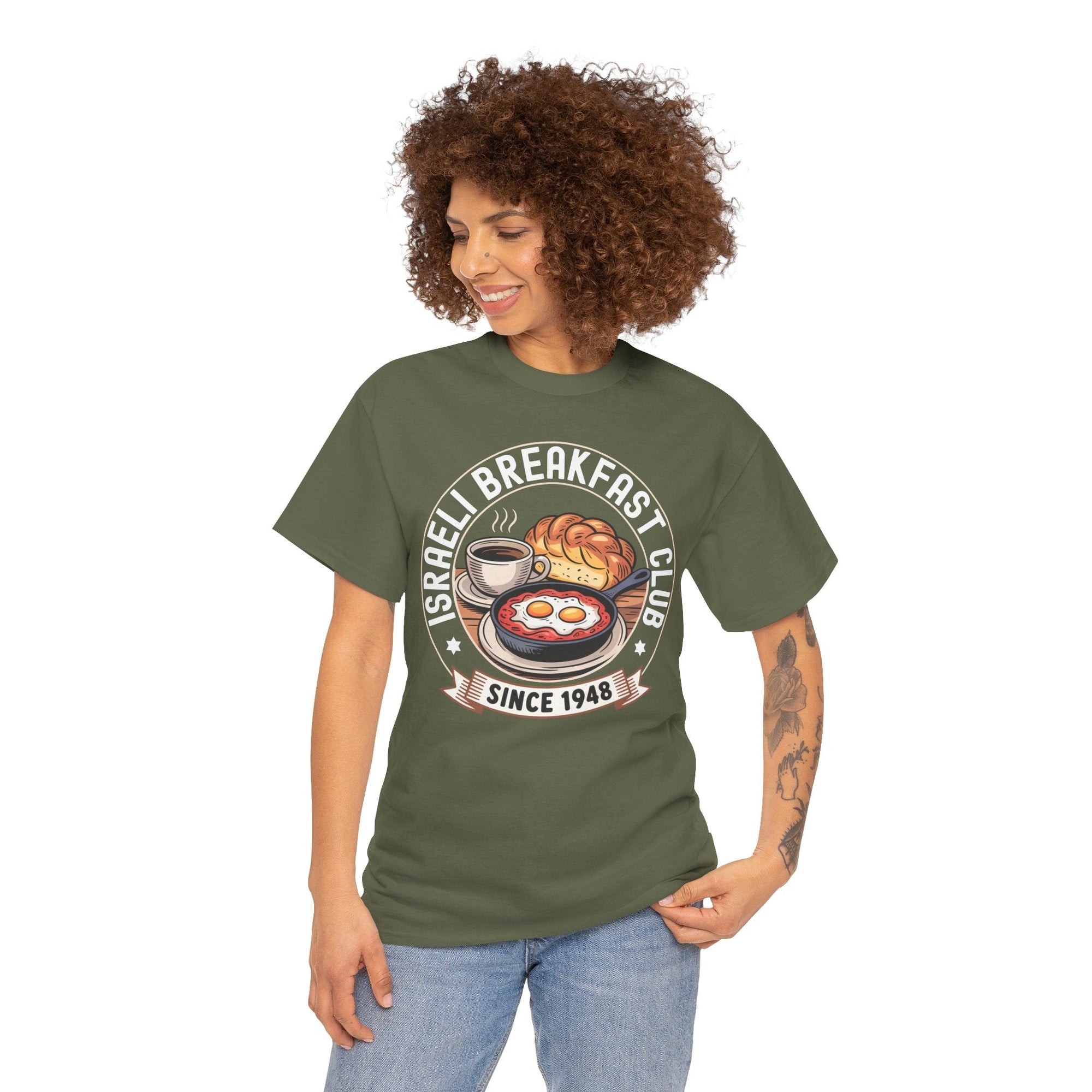 Israeli Breakfast Club T-Shirt - Shop Israel