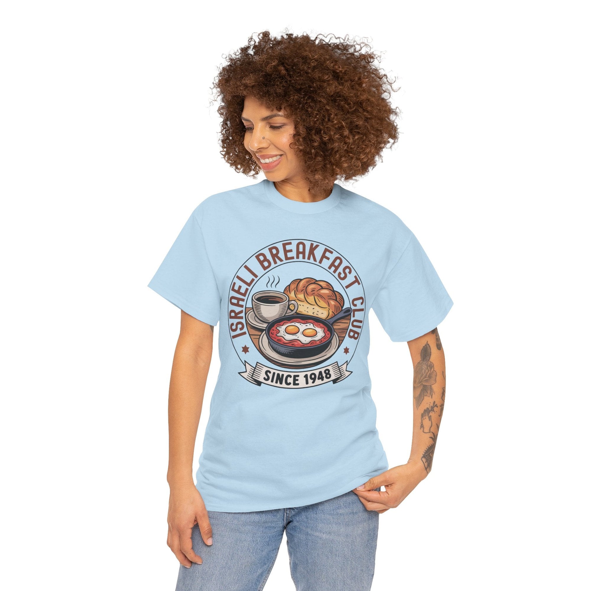Israeli Breakfast Club T-Shirt - Shop Israel