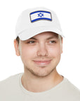 Israeli Flag Leather Patch Hat - Shop Israel