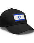 Israeli Flag Leather Patch Hat - Shop Israel