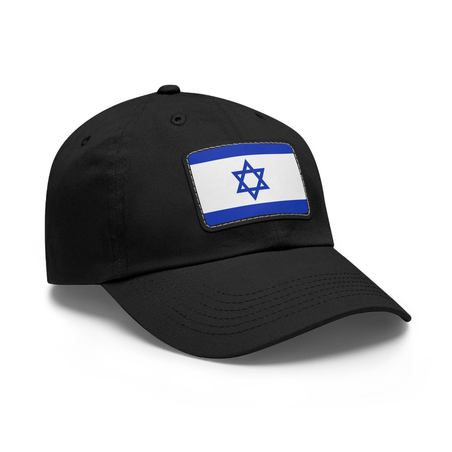 Israeli Flag Leather Patch Hat - Shop Israel
