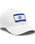 Israeli Flag Leather Patch Hat - Shop Israel