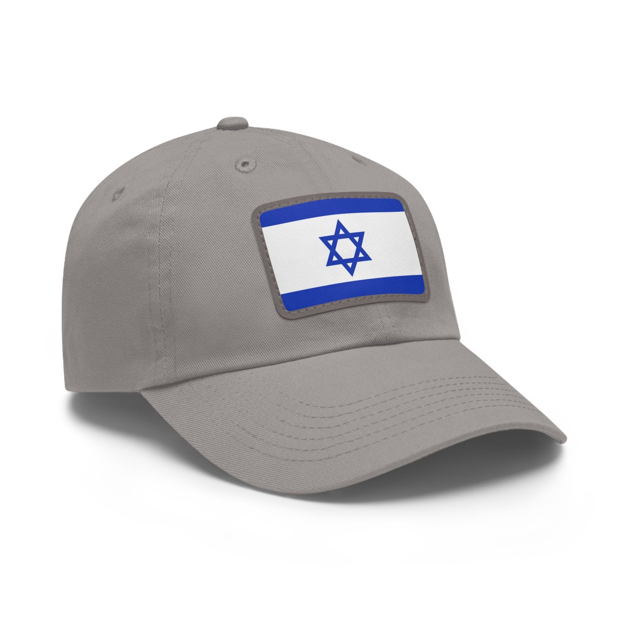 Israeli Flag Leather Patch Hat - Shop Israel